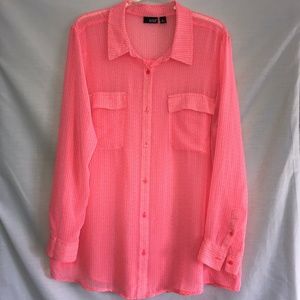 a.n.a. Button-front Top